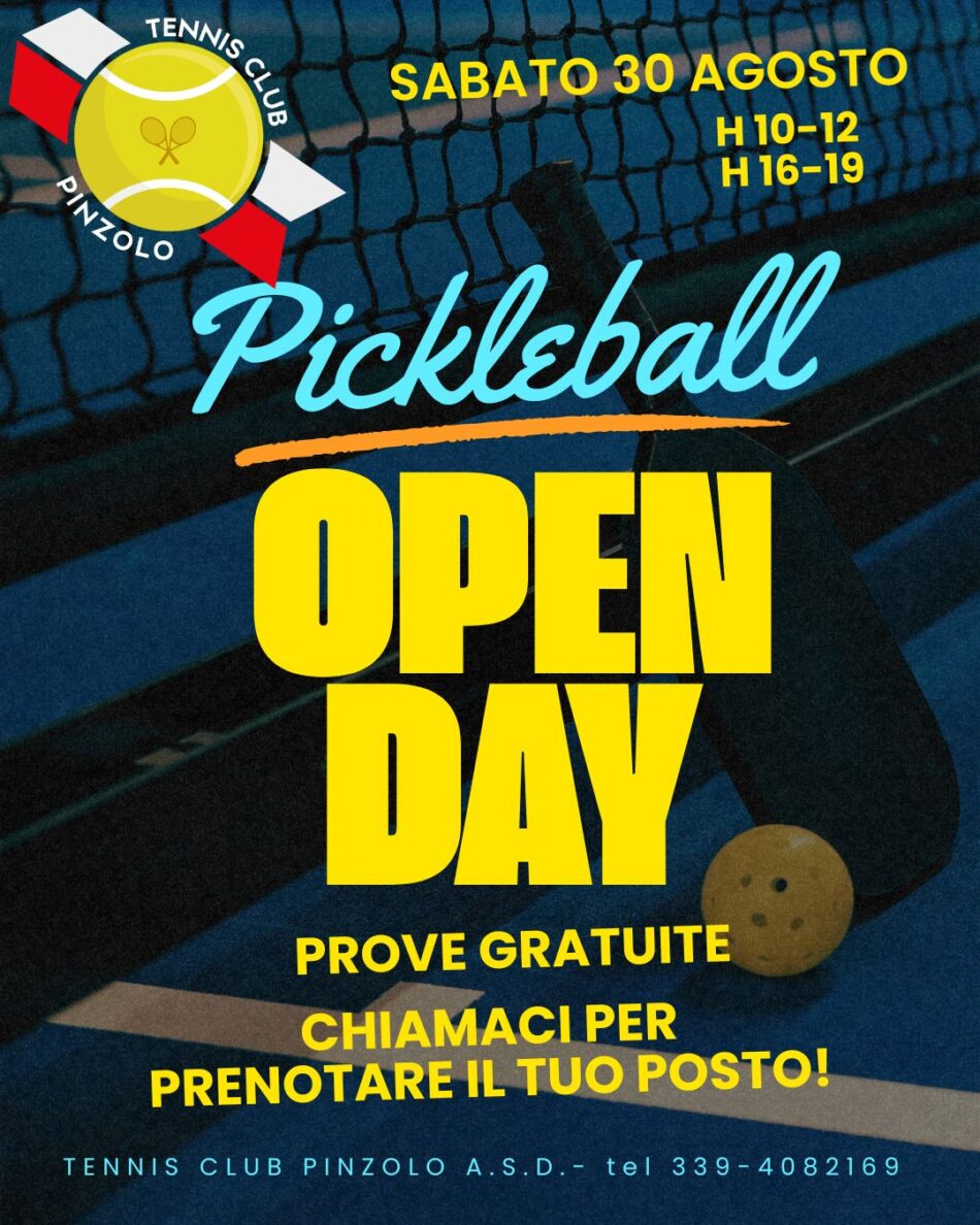 Porte Aperte Pickleball TC Pinzolo